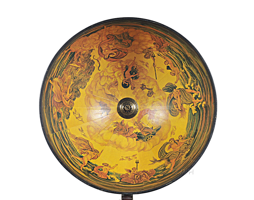 Nautical Globe Bar Table