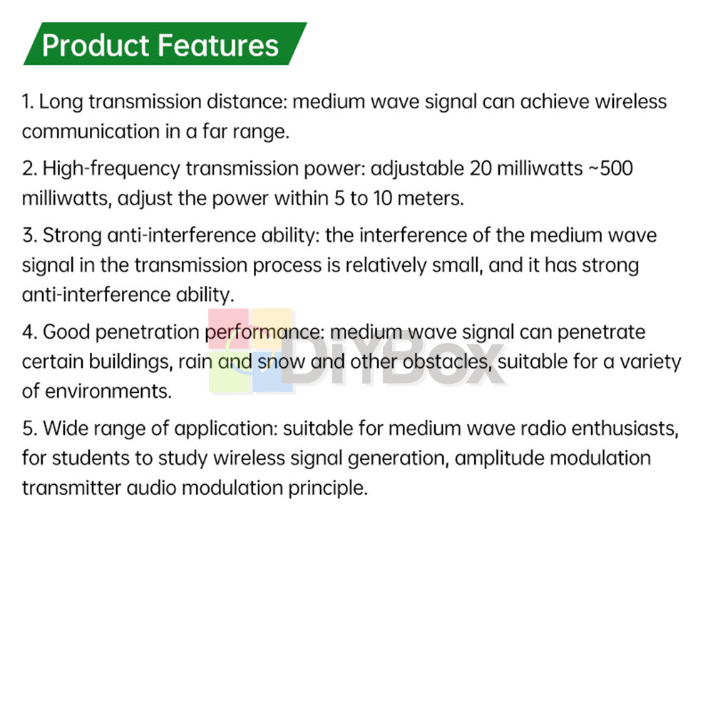 530-1600khz AM Radio Transmitter Experimental Micropower Medium Wave Transmitter