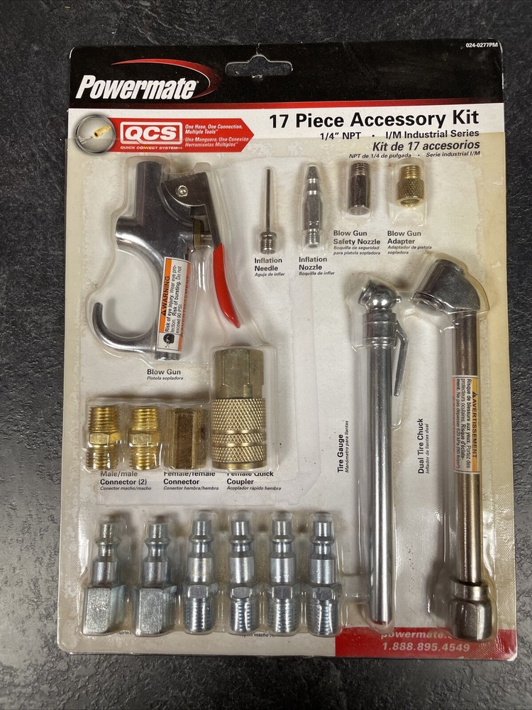 Powermate 17 Piece Accessory Kit Air Tool Kit