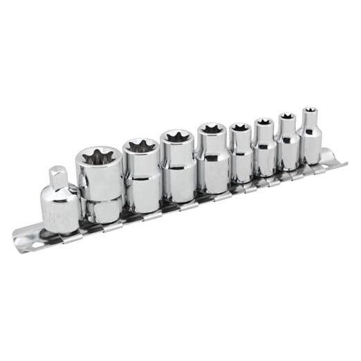 W1338 9-Piece External Star Socket Set External Star Skt Set ChrV (9pc)