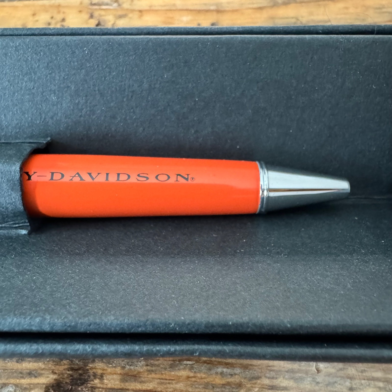 Retro 51 Harley Davidson Orange/Black Eagle Ballpoint Pen (HDBP-1750)