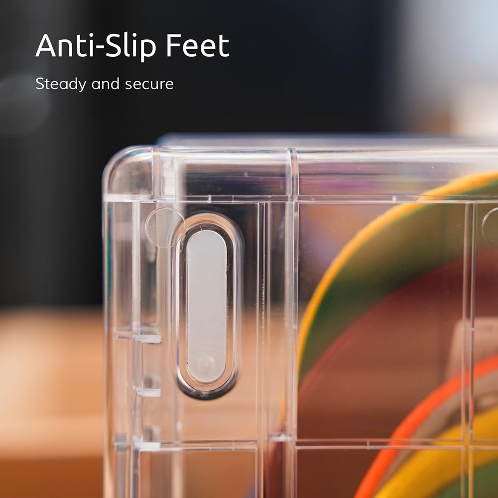 Ozueccr 2 Pack Hat Organizer for Baseball Caps – Stackable Clear Display Box wit