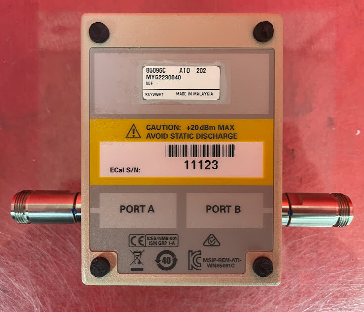 Agilent/Keysight 85096C Opt. 00F, RF Electronic Calibration Module