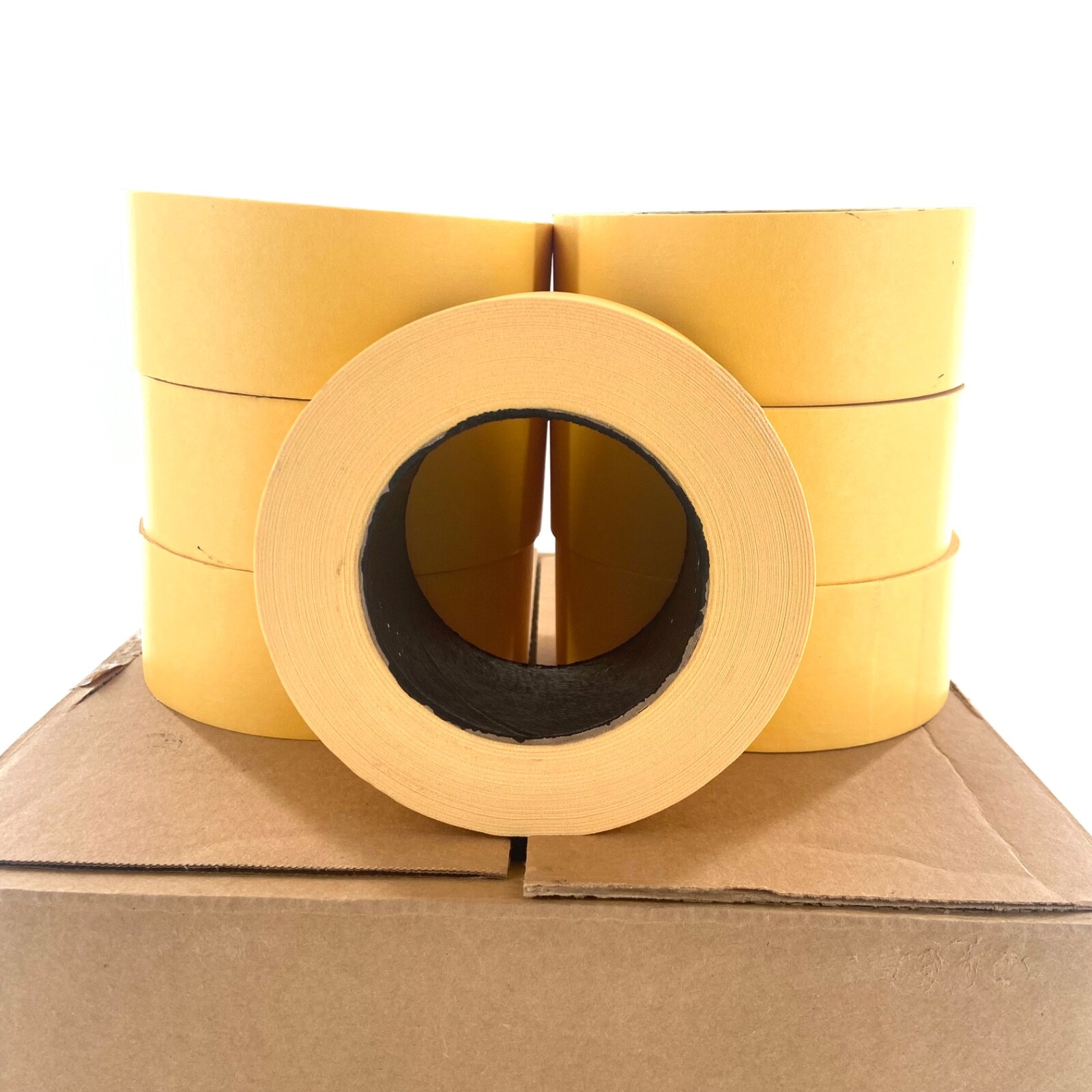 24 Rolls 2” X 60 Yards Yellow Automotive Painters Masking Tape BODYSHOP USA Made