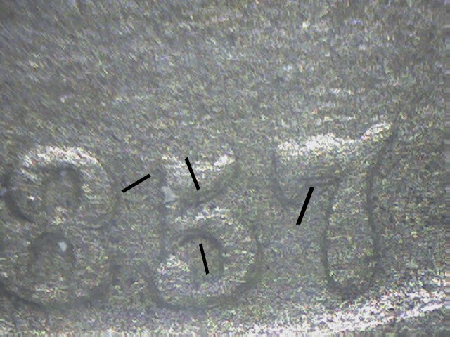 1857 FLYING EAGLE CENT REPUNCHED DATE 1857/1857   DW10