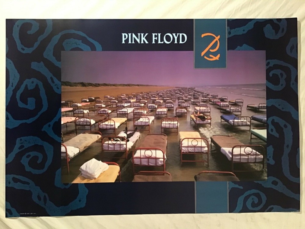 Pink Floyd 1987 Promo Poster Momentary Lapse Of Reason CBS Records New Condition