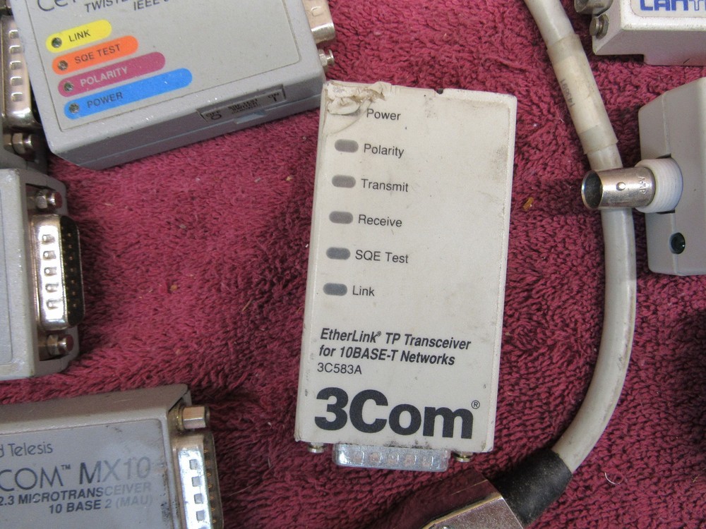 LOT CentreCOM MX10 MX20T 210T LTX02 HP thinLAN 3Com Transceiver replacement