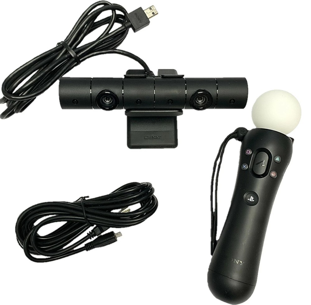 Sony PlayStation Motion Controller & Camera (CUH-ZEY2) Bundle for PS4 PSVR