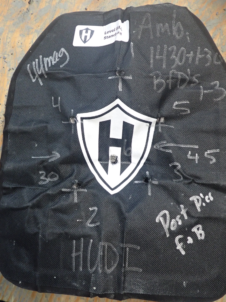 backpack armor Level 3A IIIA, bullet proof ballistic plate 10x12" - lab tested