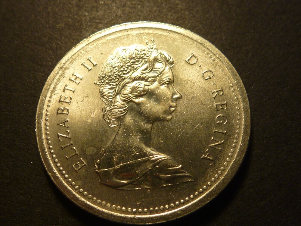 Error: Canada 1977 Det. Jwl. FWL BU $1 with strike-through errors both sides