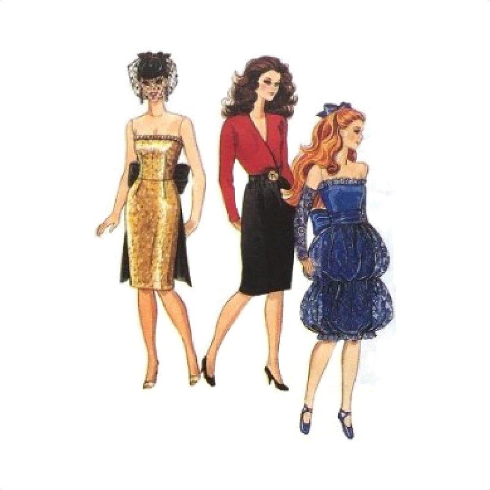 Barbie Doll Clothes Pattern Vintage Sewing Pattern