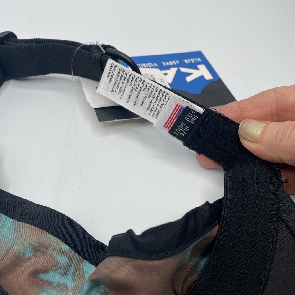 Kavu Strapvisor Visor Wave Tie Dye Adjustable One Size NWT!
