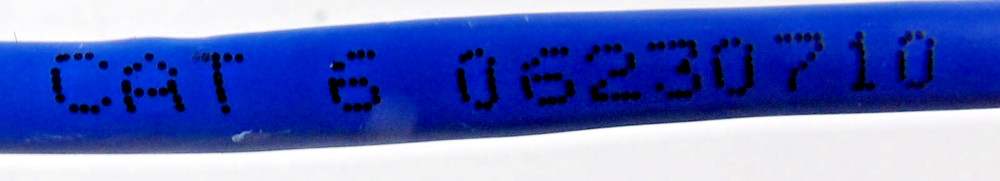 Genesis 63611106 CAT6 Plenum Cable 23/4 Solid BC UTP CMP FT6 Blue 1000' Spool