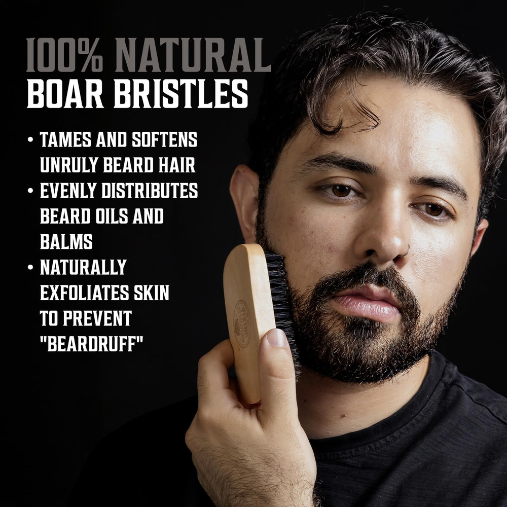 - Ultimate Beard Kit - Beard Grooming Kit with Beard Brush, Beard Comb, Beard Ba
