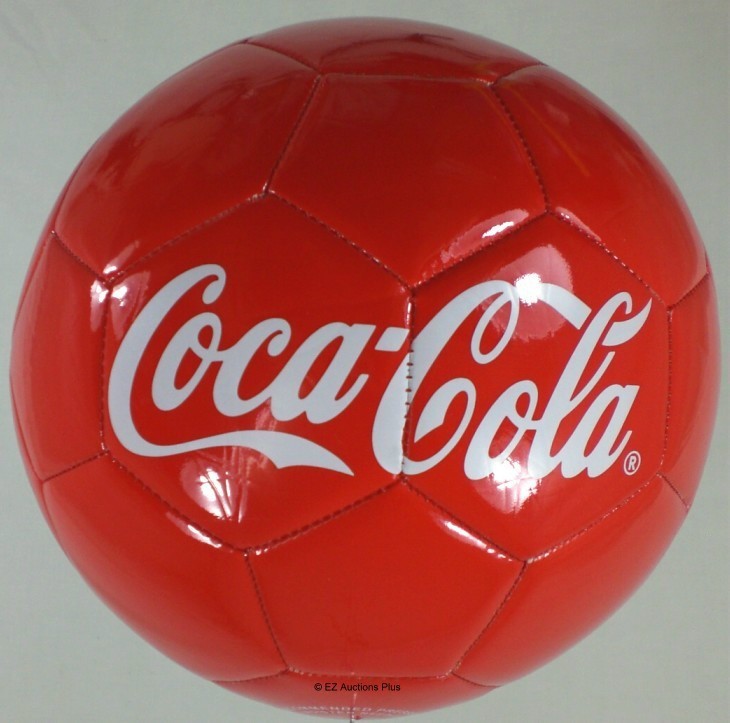 Coca Cola Coke  8" RED SOCCER BALL from the 2013 Swelter Stopper Tour  NEW!