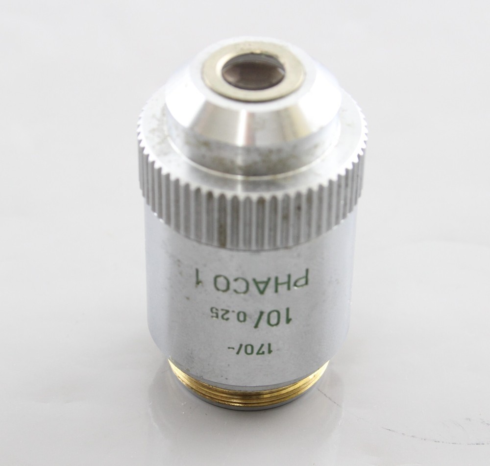 Leitz Phaco 10x 0.25 Phase Contrast Microscope Objective