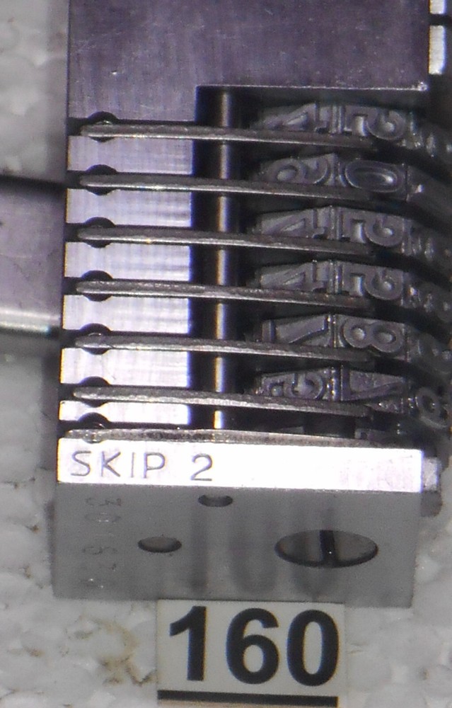 COUNT SKP 2 | letterpress numbering machine | 160