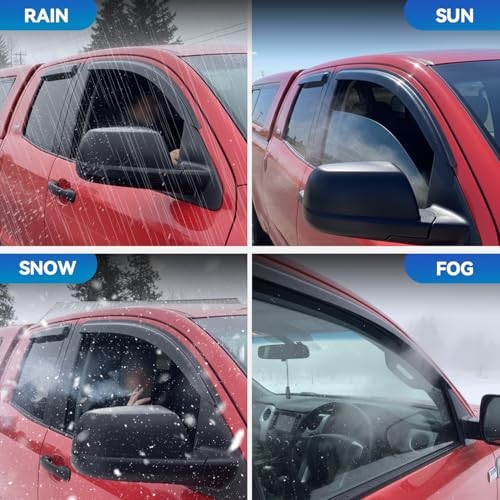 Window Visors Rain Guards for 1999-2007 1999-2007 silverado/sierra regular