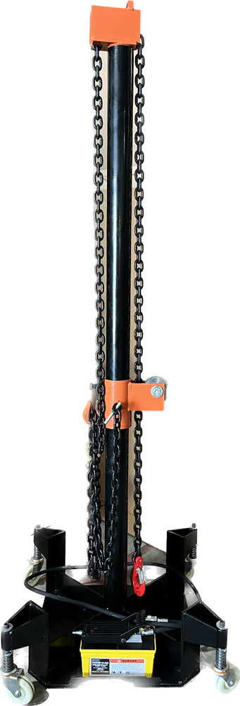 10 TON AUTO BODY PULLING TOWER Frame Machine INCLUDE PUMP CYLINDER CHAINS BEST1