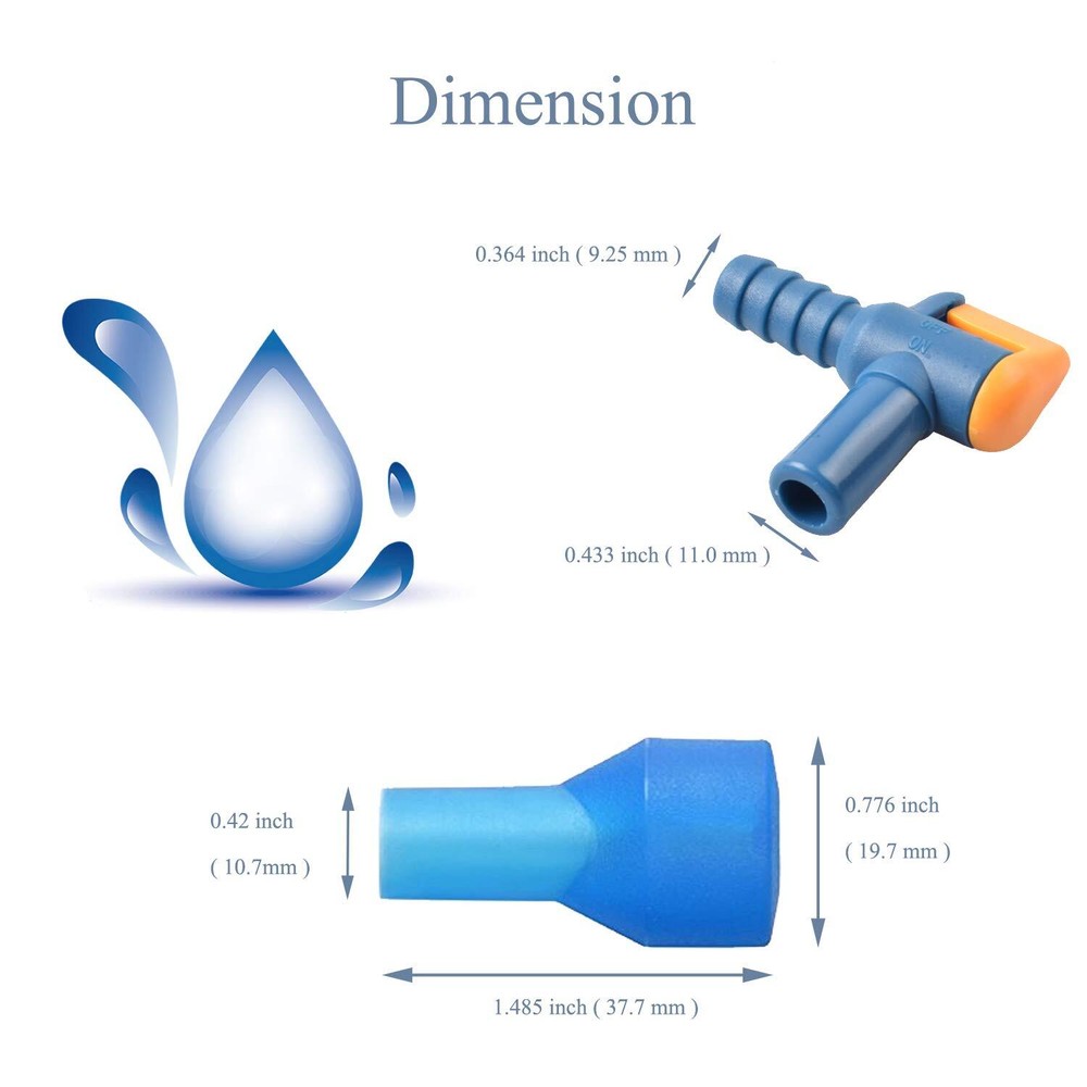 Onoff Switch Bite Valve Tube Nozzle Replacement For Water Bladder