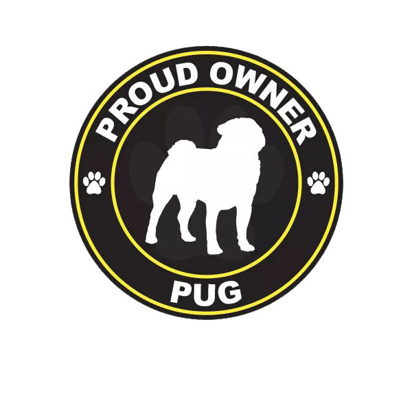 Proud Owner Pug Sticker Decal