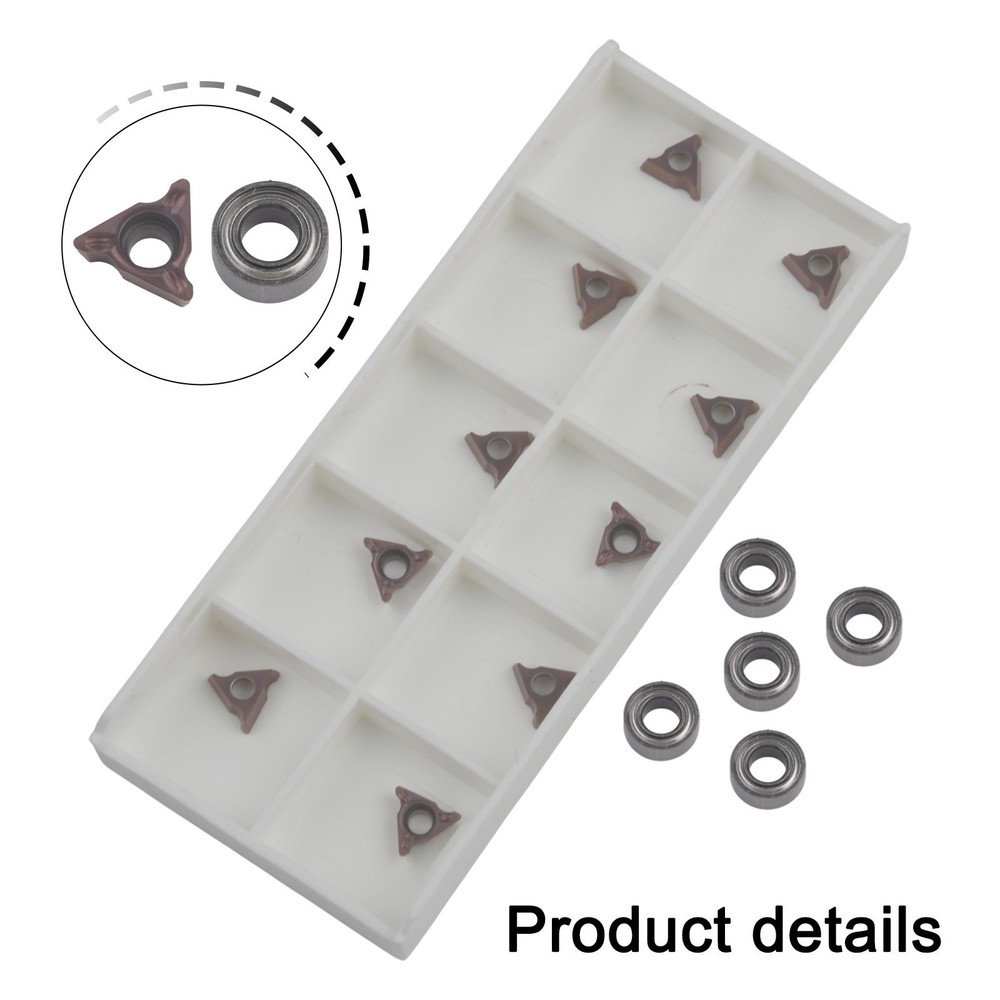 Efficient Indexable Inserts with 5 Bearings for Various Materials Processing