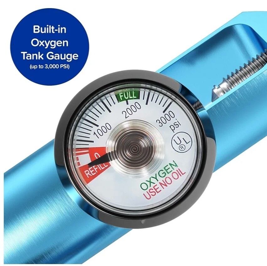 Ozone Therapy Low Flow Oxygen Regulator – Easy to Use – Works with Ozone...