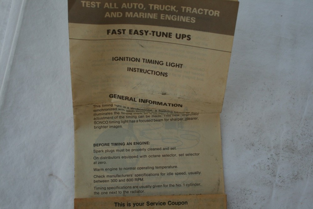 Vintage Timing Light