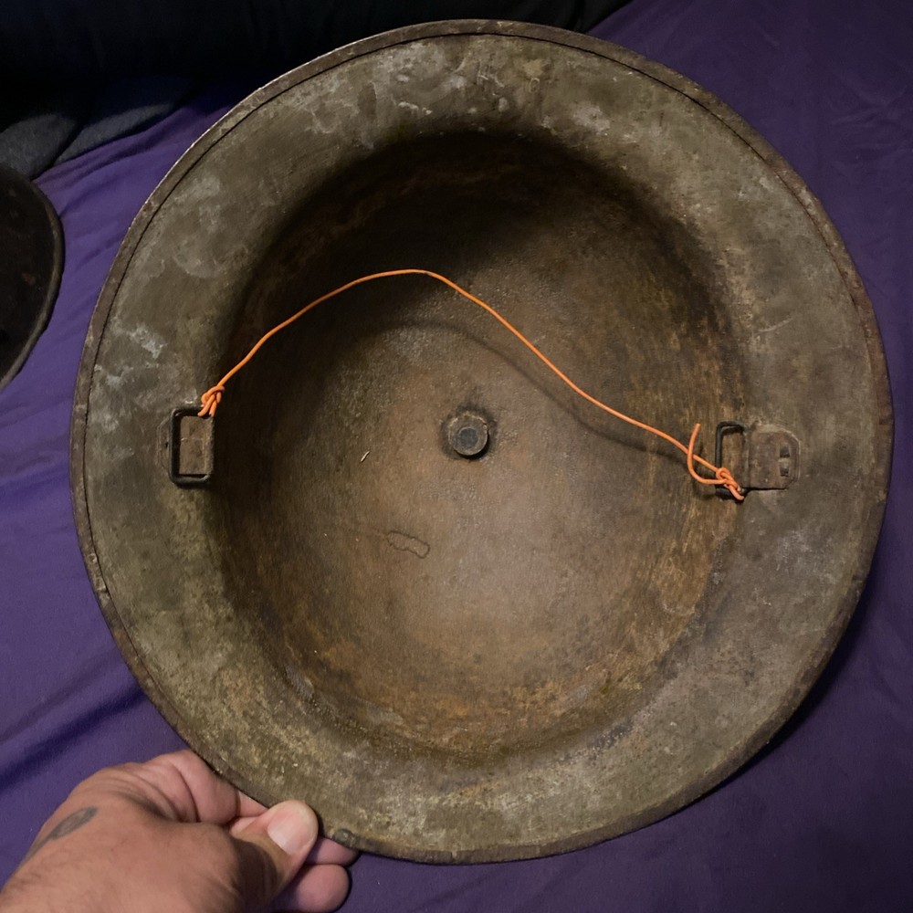 ORIGINAL WWI US ARMY M1917 DOUGHBOY 78TH INFANTRY DIVISION HELMET