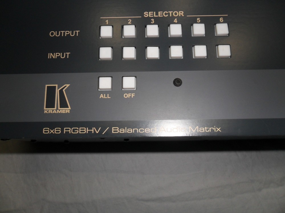 kramer vp-66 balanced audio matrix