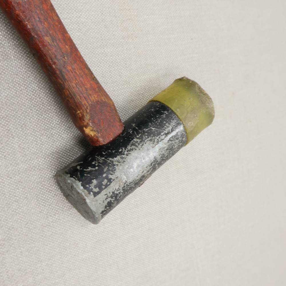 Mac Tools 16OZ Rubber Head Hammer Wooden Handle PH16 User Modified