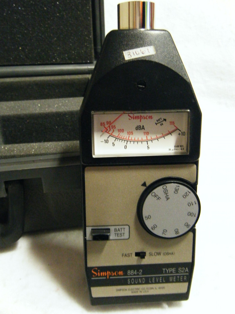Simpson - Sound Level Meter - Model 884-2 Type S2A