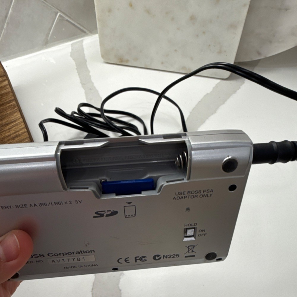 BOSS Micro BR Digital Recorder w/ Power Adapter – Untested Portable Multitrack