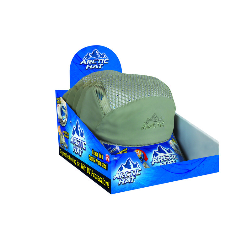 Arctic Hat ACAP-CD6 Evaporative Polyester/Polyethylene Cooling Cap