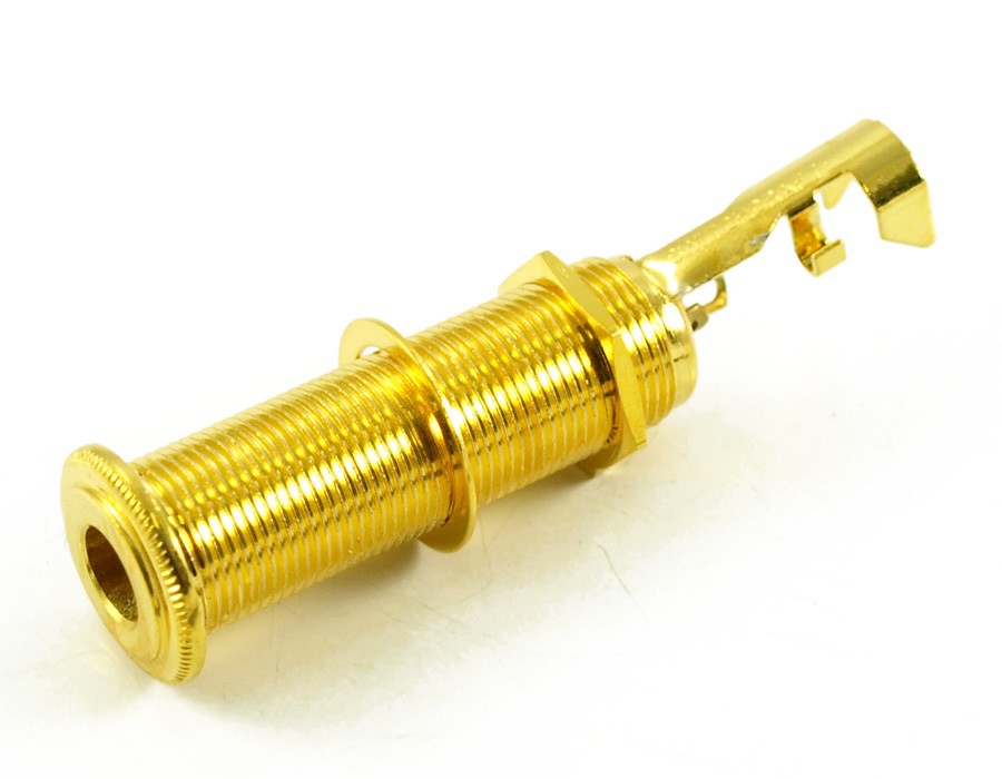 Genuine Switchcraft Panel Jack Stereo Gold