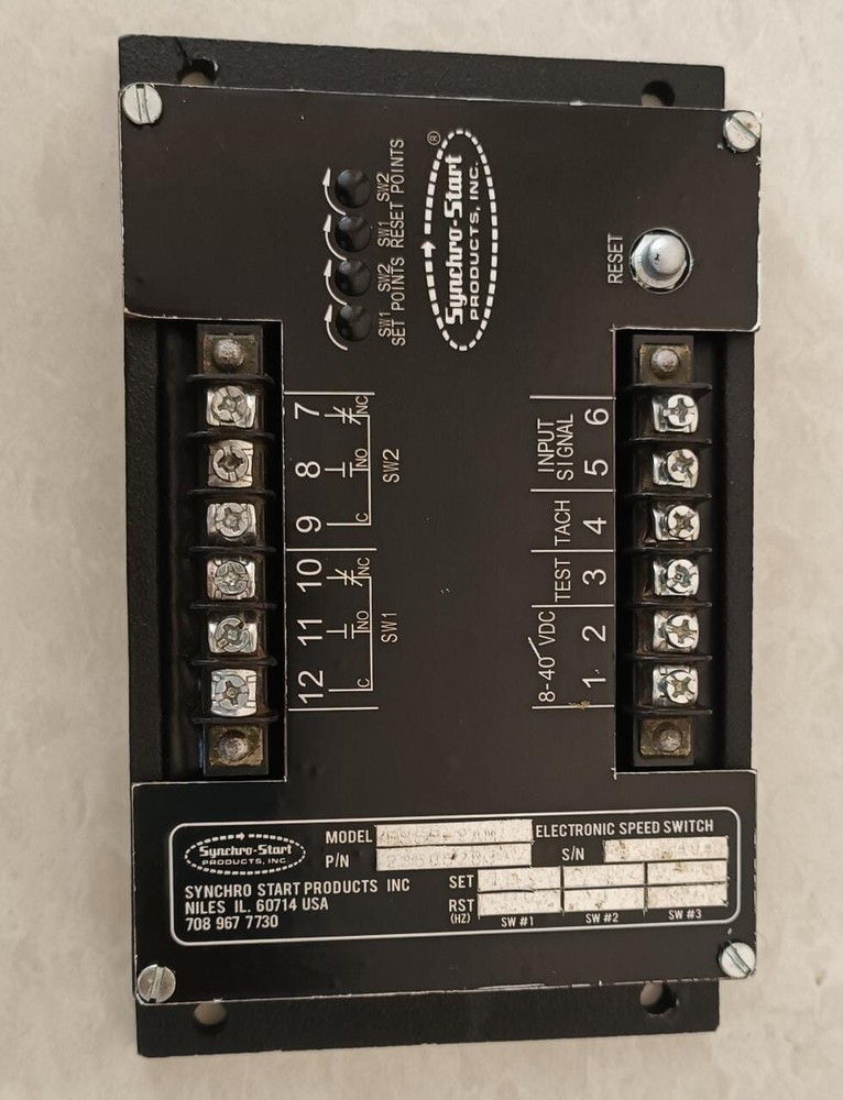 SYNCHRO START ESSE - 2AM SPEED SWITCH