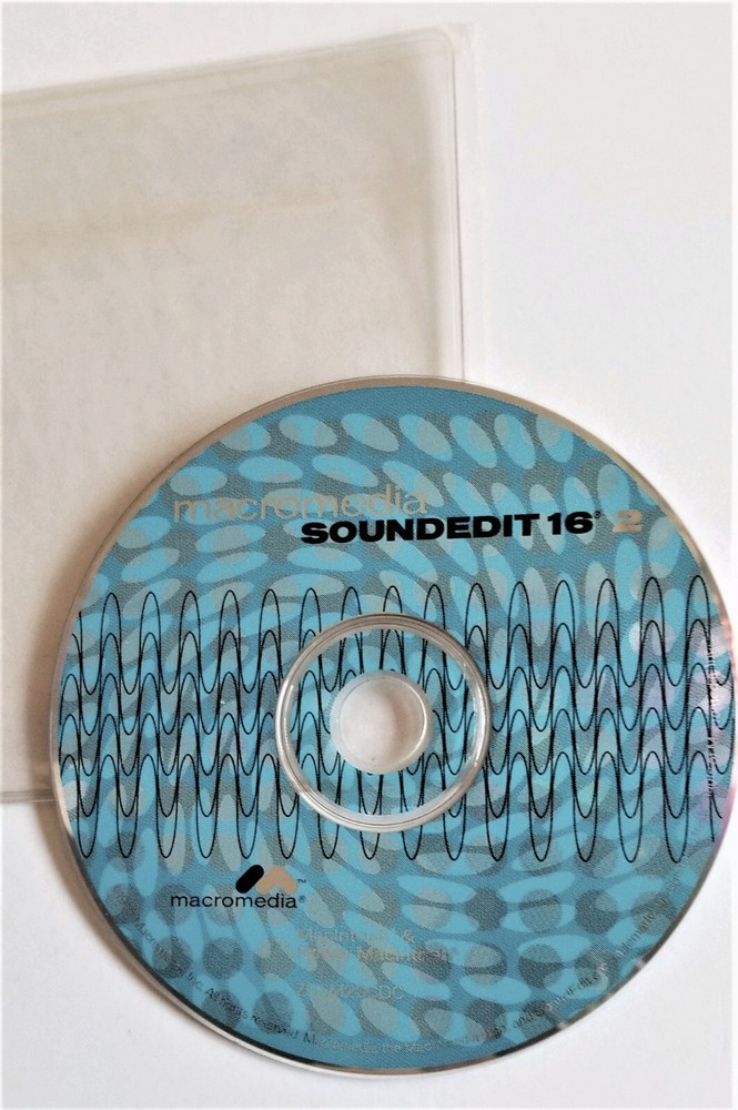 Macromedia SoundEdit 16-2 Macintosh Software Pwr Mac & AV Mac Sys 7 Computers