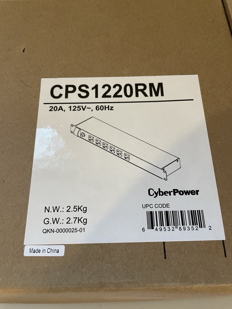 CyberPower CPS1220RM 20A