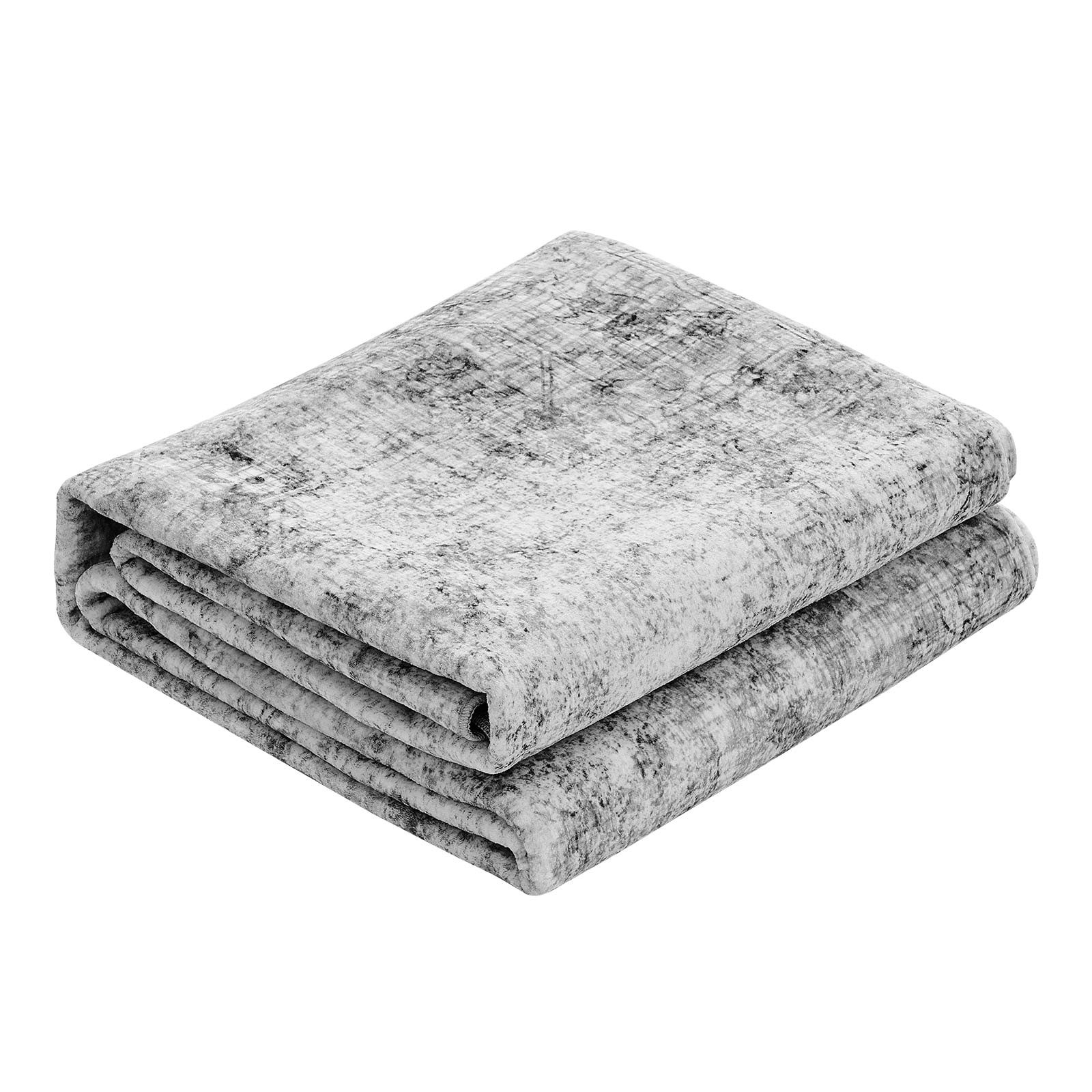 Large Area Rug 9 x 12 ft Anti-Skid Floor Mat Indoor Carpet Washable Modern Gray