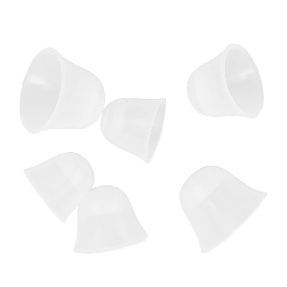 6pcs Hearing Aid Ear Tips Soft Comfortable Silicone Hearing Aid Earbud Tip For