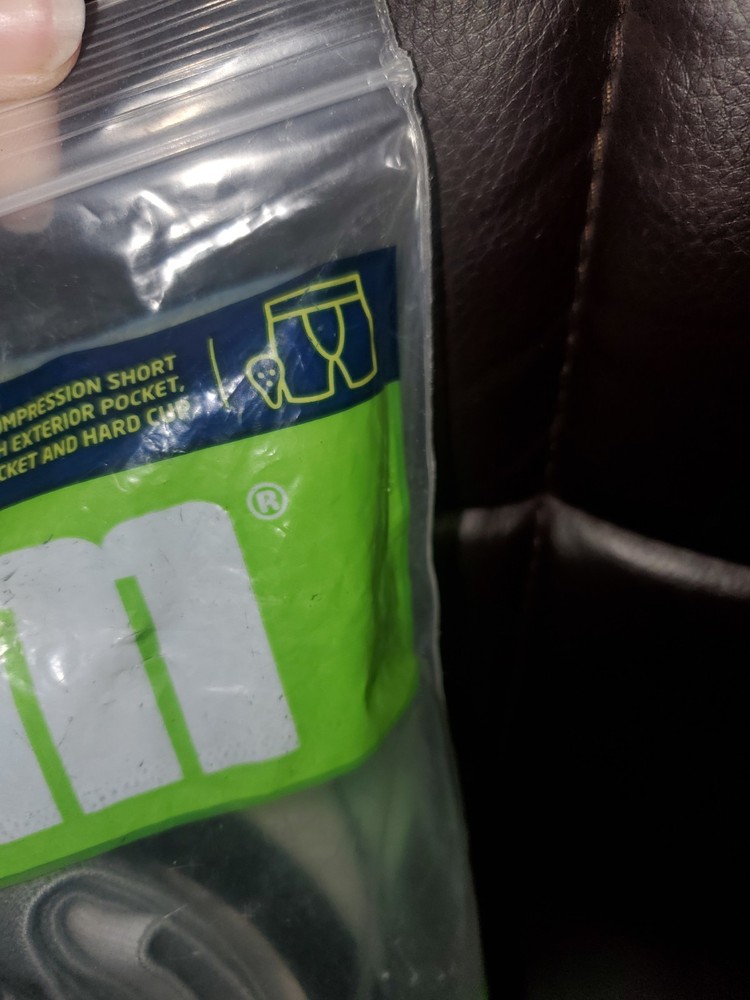 GYM Compression Short with Hard Cup Included Large