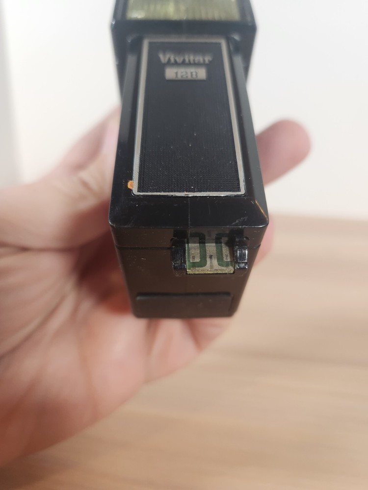 Vintage Vivitar 128 External Camera Flash UNTESTED