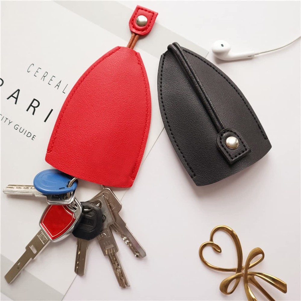 Moioee Car Key Case, 2PCS Creative Pull-Out Sleeve 7*11cm, Yellow
