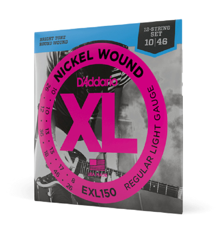 D'Addario EXL150 12 String Nickel Wound Light Guitar Strings