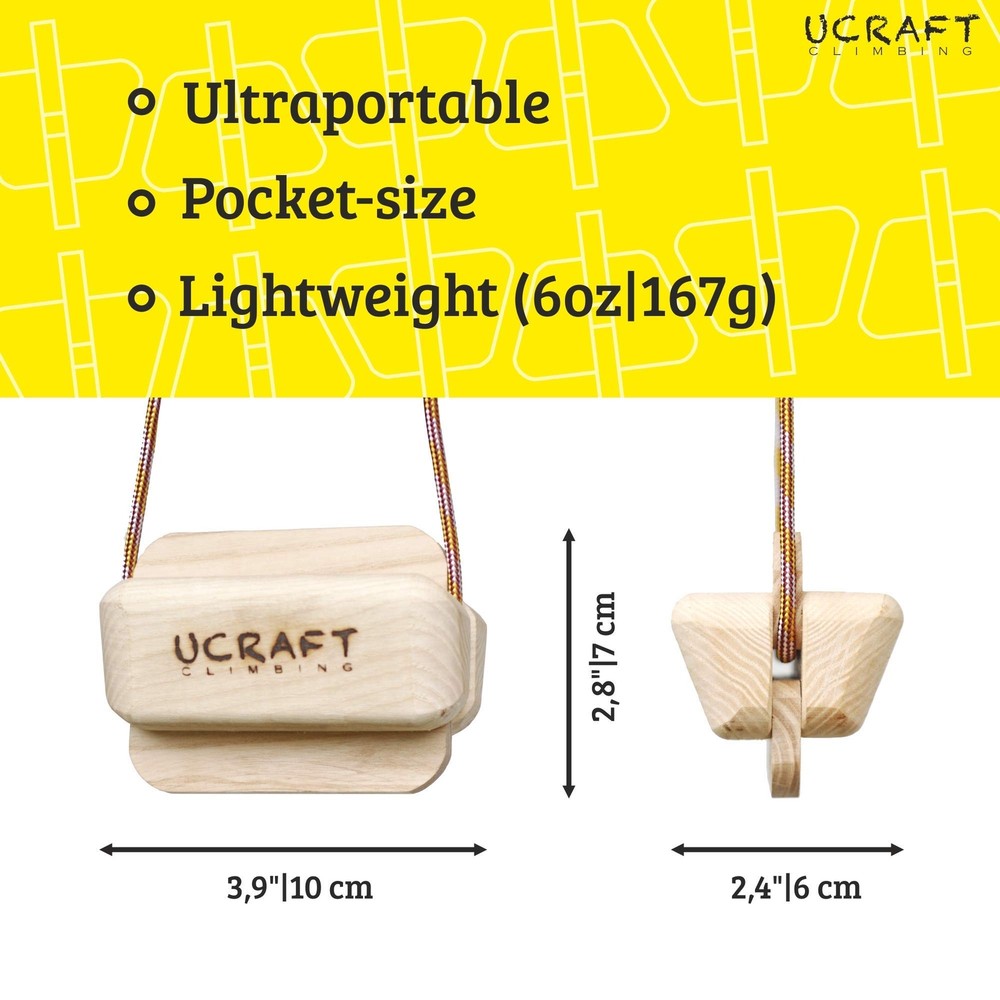 Pocket-Sized Climbing Fingerboard