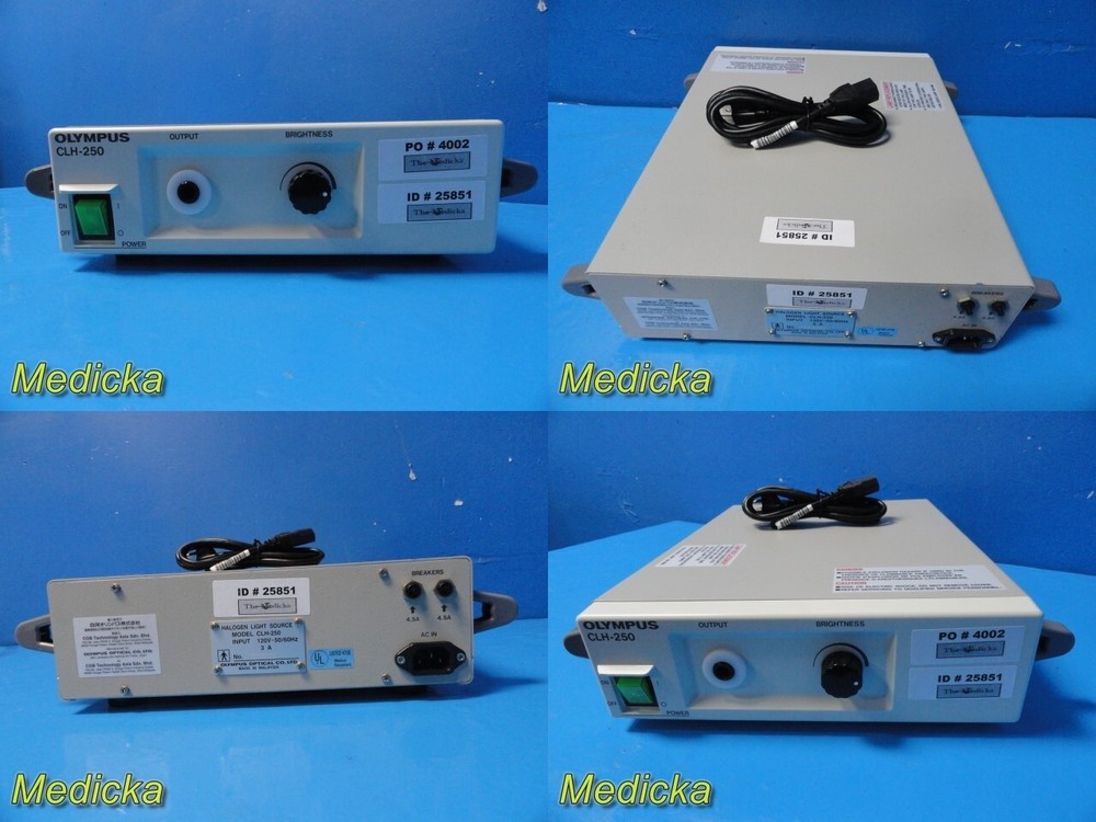 Olympus CLH-250 Halogen Lamp Light Source ~ 25851