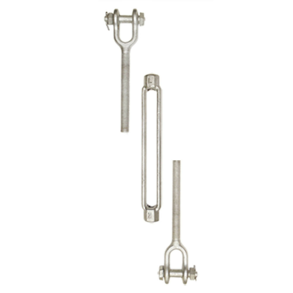 3/8'' x 6'' Turnbuckle JAW JAW Pulley Galvanized Drop Forge Turnbuckle