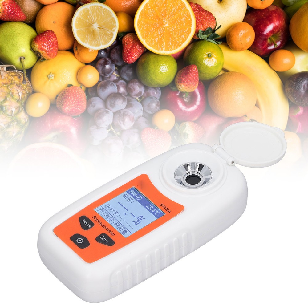 LCD Digital Refractometer Digital Sweetness Meter Tester