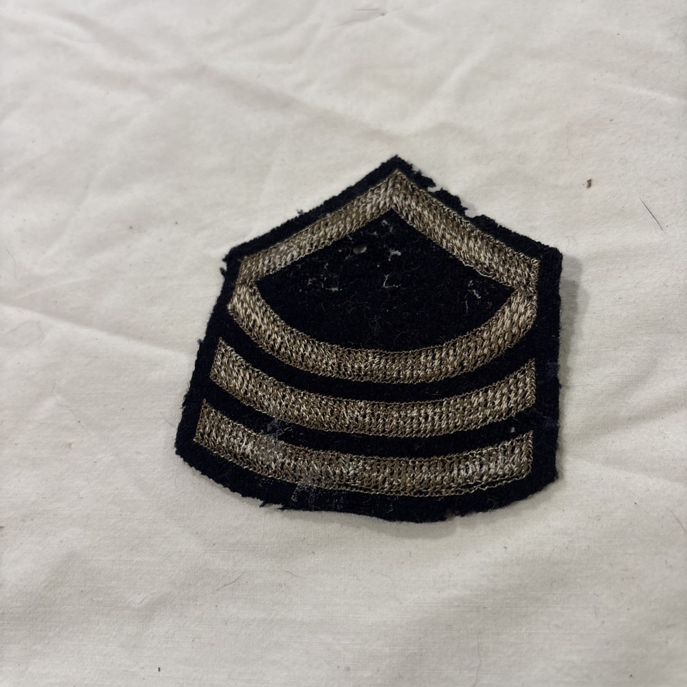 A Single Pre World War 2 U S Army PFC SPEC. 2nd Class Emb. Wool Chevron Patch