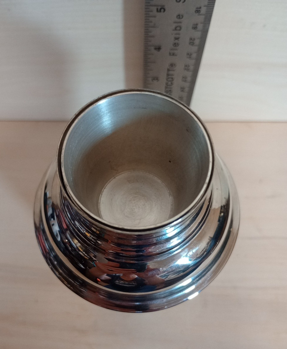 VTG TRAVEL COCKTAIL SHAKER SET WITH 4 SHOT GLASSES & LEATHER CARRYING CASE INDIA